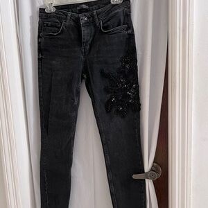Zara women’s black jeans size 4